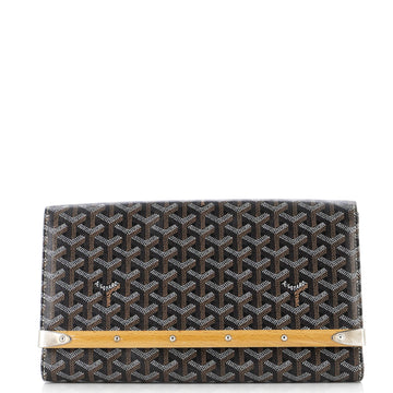 Goyard Monte Carlo Clutch Coated Canvas MM