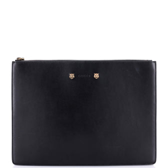 Gucci Animalier Shoulder Bag Leather Medium