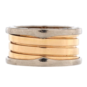 Bvlgari Labyrinth B.Zero1 Four Band Ring 18K Rose Gold and 18K White Gold