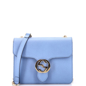 Gucci Interlocking Shoulder Bag Leather Small