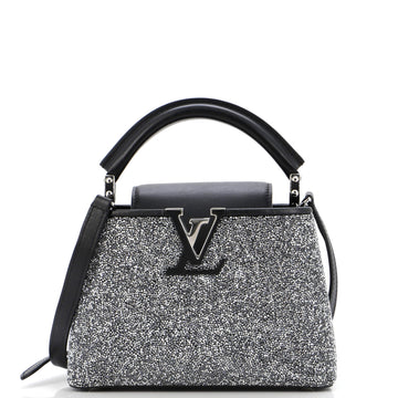 Louis Vuitton Capucines Bag Swarovski Crystal Embellished Leather Mini