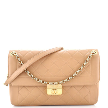 Chanel Chic With Me Flap Bag Quilted Lambskin Large
