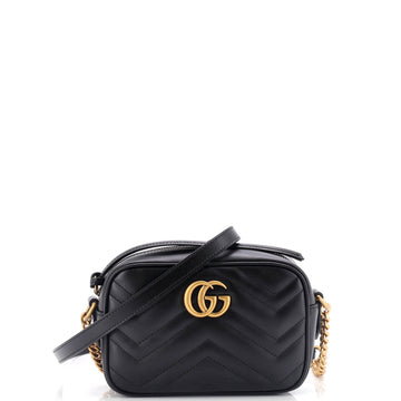 Gucci GG Marmont Shoulder Bag Matelasse Leather Mini