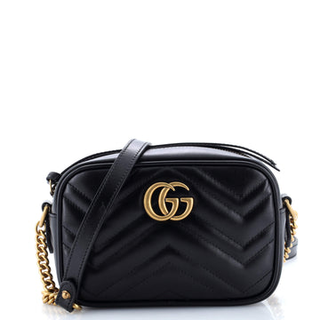 Gucci GG Marmont Shoulder Bag Matelasse Leather Mini