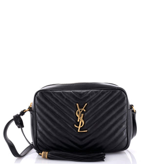 Saint Laurent Lou Camera Bag Matelasse Chevron Leather Small