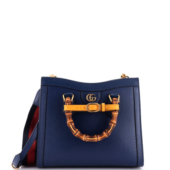 Gucci Diana NM Bamboo Handle Tote Leather Small