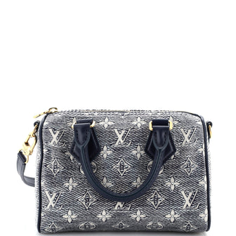 Louis Vuitton Speedy Bandouliere Bag Monoglam Jacquard Canvas 20