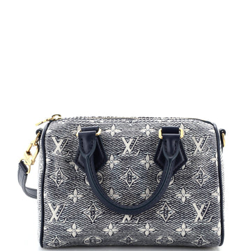 Louis Vuitton Speedy Bandouliere Bag Monoglam Jacquard Canvas 20