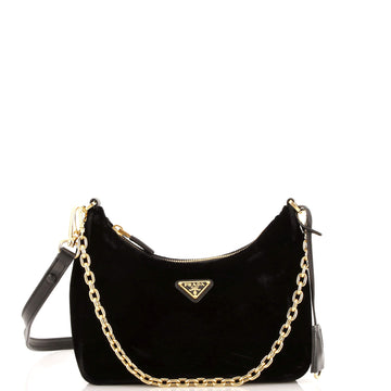 Prada Re-Edition 1995 Hobo Velvet Mini