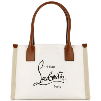 Christian Louboutin Nastroloubi Tote Printed Canvas Large
