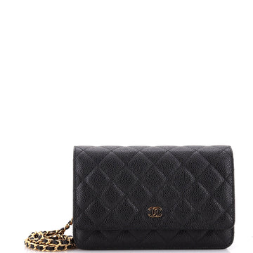 Chanel Wallet on Chain Quilted Caviar