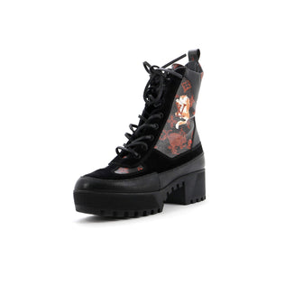 Louis Vuitton Women's Laureate Platform Desert Boots Limited Edition Grace Coddington Catogram Canvas with Suede