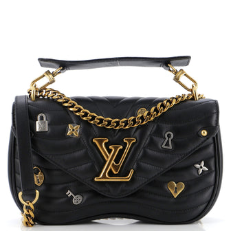 Louis Vuitton New Wave Chain Bag Limited Edition Love Lock Quilted Leather MM