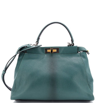 Fendi Peekaboo Bag Soft Leather Regular