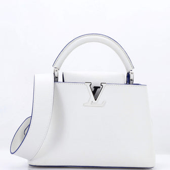 Louis Vuitton Capucines Bag Limited Edition Taurillion Leather with Monogram Flower Print Interior BB