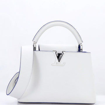Louis Vuitton Capucines Bag Limited Edition Taurillion Leather with Monogram Flower Print Interior BB