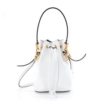 Fendi Mon Tresor Bucket Bag Leather Mini