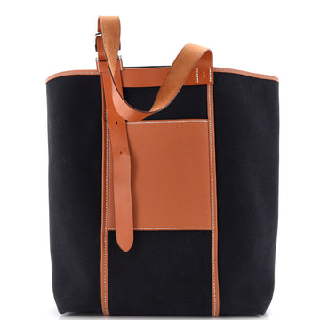 Hermes Etriviere Pocket Tote Toile and Leather 27