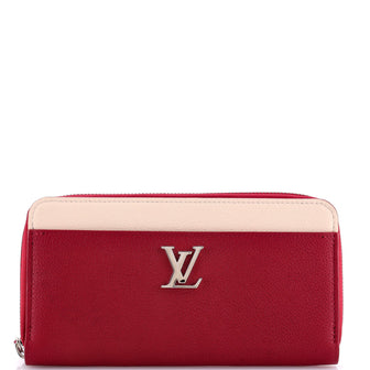 Louis Vuitton Zippy Lockme Wallet Leather