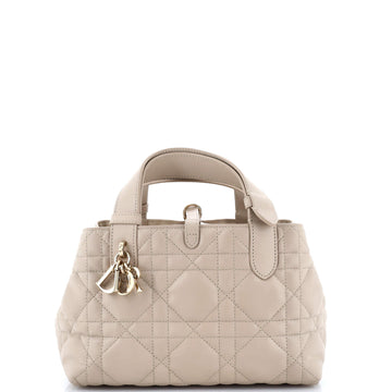 Christian Dior Toujours Tote Bag Macrocannage Quilt Calfskin Small