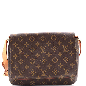 Louis Vuitton Musette Tango Handbag Monogram Canvas