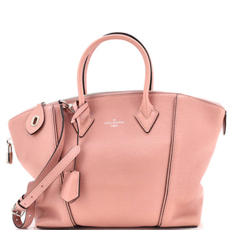 Louis Vuitton Soft Lockit Handbag Leather PM