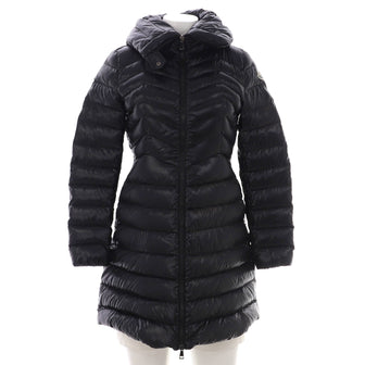 Moncler Women's Faucon Hooded Puffer Coat Quilted Polyamide with Down