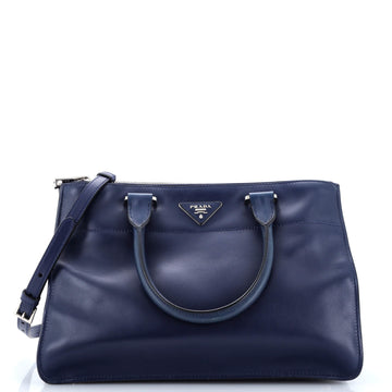 Prada Cuir Double Zip Tote Soft Calf Medium