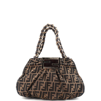 Fendi Mia Tote Zucca Canvas Small