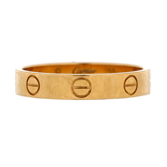 Cartier Love Wedding Band Ring 18K Yellow Gold