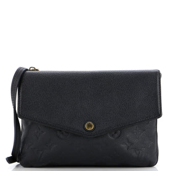 Louis Vuitton Twice Handbag Monogram Empreinte Leather