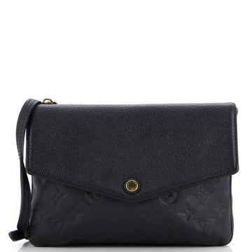 Louis Vuitton Twice Handbag Monogram Empreinte Leather