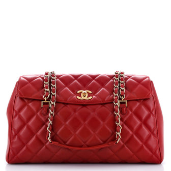 Chanel Misia Camera Case Flap Bag Quilted Lambskin Large