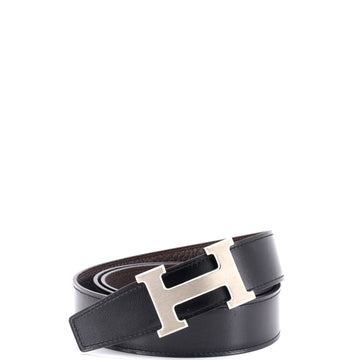 Hermes Constance Martelee H Reversible Belt Leather with Brushed Hardware Medium