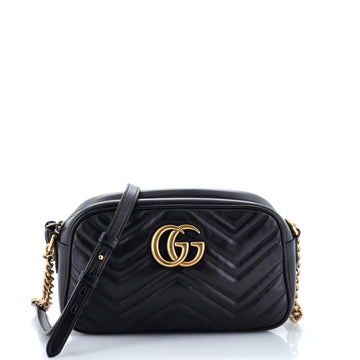 Gucci GG Marmont Shoulder Bag Matelasse Leather Small