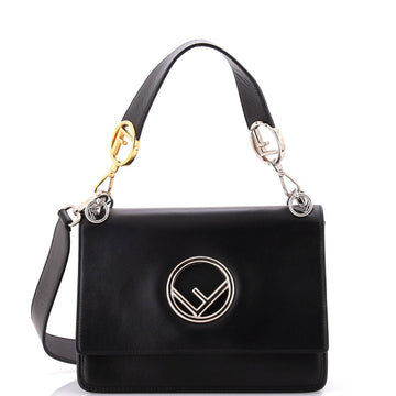 Fendi Kan I F Shoulder Bag Leather Medium