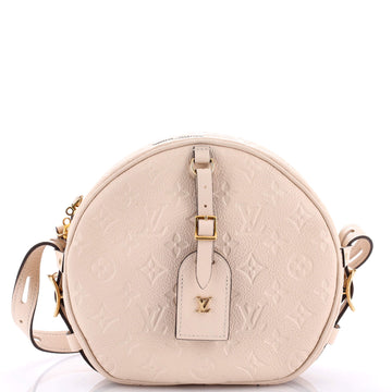 Louis Vuitton Boite Chapeau Souple Bag Monogram Empreinte Leather MM