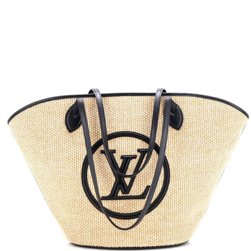 Louis Vuitton Saint Jacques NM Handbag Raffia and Leather