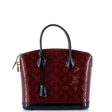 Louis Vuitton Lockit Handbag Monogram Vernis PM
