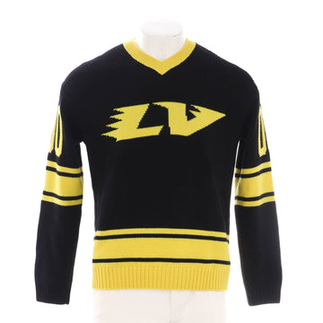 Louis Vuitton Menâ€™s LV Intarsia Football Sweater Wool Blend