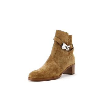 Hermes Women's Frenchie Ankle Boots Suede