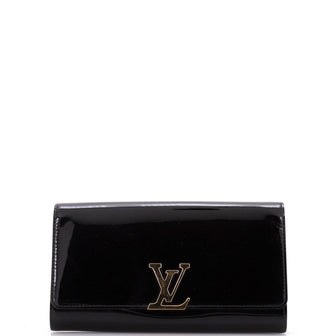 Louis Vuitton Louise Clutch Patent East West