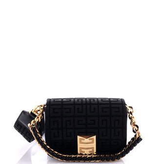 Givenchy 4G Woven Chain Top Handle Bag 4G Canvas Small