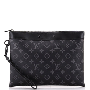Louis Vuitton Pochette To-Go Monogram Eclipse Canvas MM