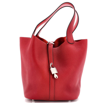 Hermes Eclat Picotin Lock Bag Clemence MM