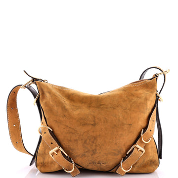 Givenchy Voyou Shoulder Bag Suede Medium