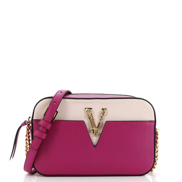 Versace Virtus Camera Bag Leather Small