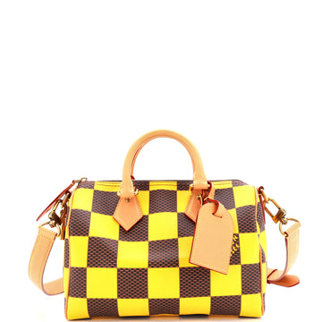 Louis Vuitton Speedy Bandouliere Bag Damier Pop 25