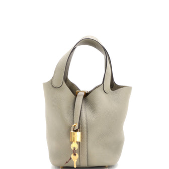 Hermes Picotin Lock Bag Clemence PM