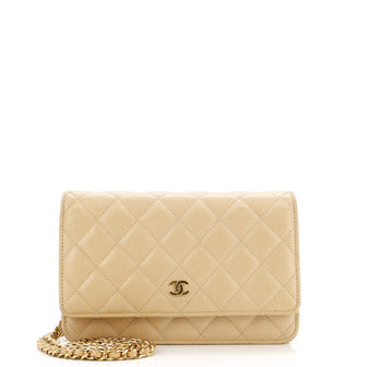 Chanel Wallet on Chain Quilted Caviar